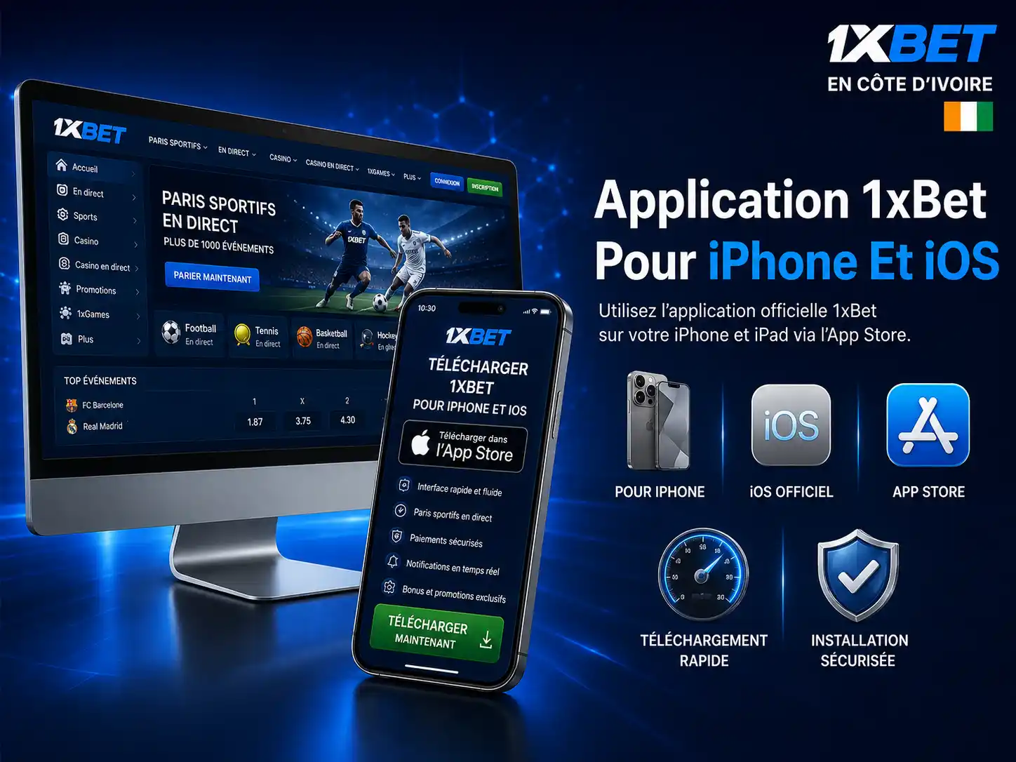 Application 1xBet Pour iPhone Et iOS