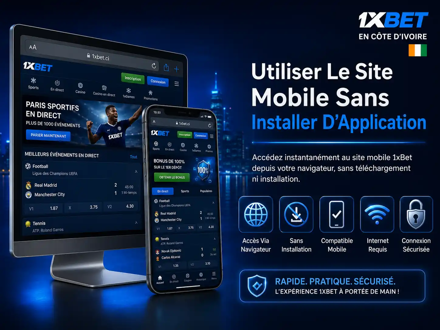 Utiliser Le Site Mobile Sans Installer D’Application